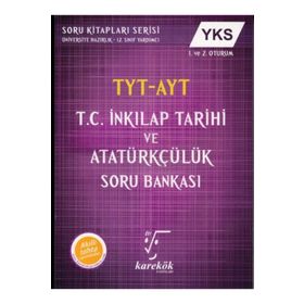 Tyt Ayt T.c. İnkilap Tarihi Ve Atatürkçülük Soru Bankası Karekök Yayınları