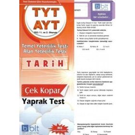 TYT AYT Tarih Çek Kopar Yaprak Test Bulut Eğitim Yayınları