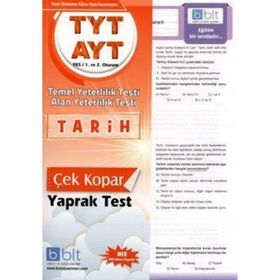 TYT AYT Tarih Çek Kopar Yaprak Test Bulut Eğitim Yayınları