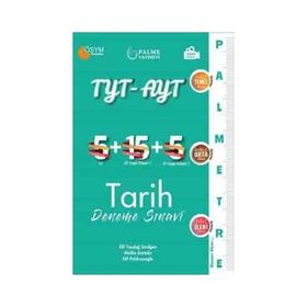 TYT AYT Tarih Deneme Sınavı Palmetre -Palme Yayınevi
