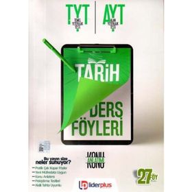 TYT AYT Tarih Ders Anlatım Föyleri Lider Plus Yayınları