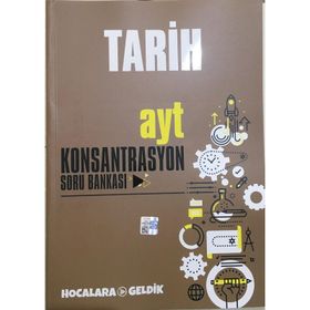 TYT AYT Tarih Konsantrasyon Soru Bankası-Hocalara Geldik Yayınları
