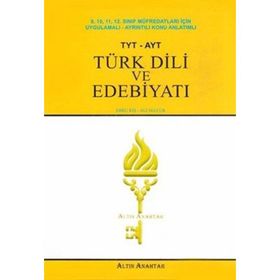 TYT AYT Türk Dili Ve Edebiyatı Konu Anlatımlı Altın Anahtar Yayınları