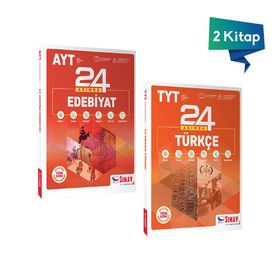 TYT AYT Türkçe Edebiyat 24 Adımda Özel Konu Anlatımlı Soru Bankası Kazandıran Set Sınav Yayınları