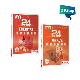 TYT AYT Türkçe Edebiyat 24 Adımda Özel Konu Anlatımlı Soru Bankası Kazandıran Set Sınav Yayınları