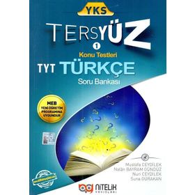 TYT AYT Türkçe Tersyüz Soru Bankası Nitelik Yayınları