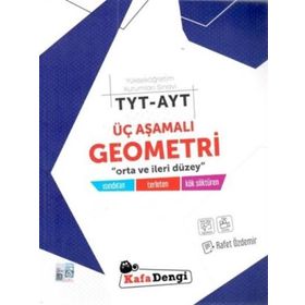 TYT AYT Üç Aşamalı Geometri Soru Bankası - Kafadengi Yayınları
