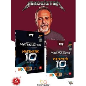 TYT Bekosistem Matmaster Matematik 10'lu Deneme + AYT Bekosistem Matematik 10'lu Deneme - Bekir Avşar