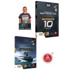 TYT Bekosistem Matmaster Matematik 10'lu Deneme + TYT Bekosistem Striker 3 Deneme - Bekir Avşar