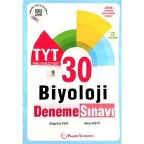 TYT Biyoloji 30 Deneme Sınavı Palme Yayınları Palme Yayınları