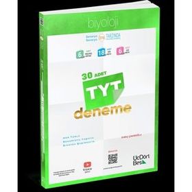 Tyt Biyoloji 30 Deneme Yeni - Üç Dört Beş Yayıncılık