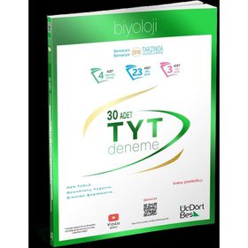 Tyt Biyoloji 30 Deneme Yeni - Üç Dört Beş Yayıncılık