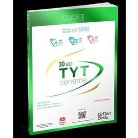 Tyt Biyoloji 30 Deneme Yeni - Üç Dört Beş Yayıncılık