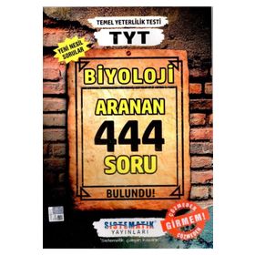 TYT Biyoloji 444 Aranan Soru Sistematik Yayınları