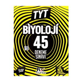 TYT Biyoloji 45 Denemeleri Fix Yayınları