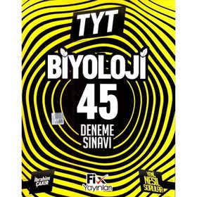 TYT Biyoloji 45 Denemeleri Fix Yayınları