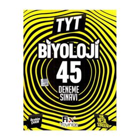 TYT Biyoloji 45 Denemeleri Fix Yayınları