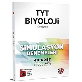 TYT Biyoloji 48 Simülasyon Denemesi - 3D Yayınları