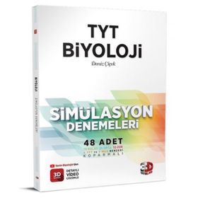 TYT Biyoloji 48 Simülasyon Denemesi - 3D Yayınları