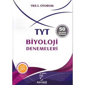 TYT Biyoloji 50 Deneme Karekök Yayınları