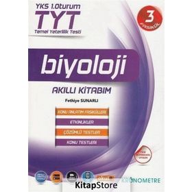 TYT Biyoloji Akıllı Kitabım Konu Anlatım Fasikülleri 3 Kitap Komisyon Kronometre Yayınları