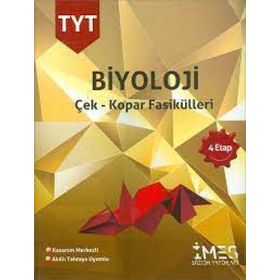 TYT Biyoloji Çek Kopar Fasikülleri 4 Etap İmes Eğitim Yayınları