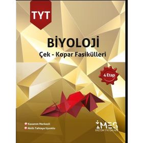 TYT Biyoloji Çek Kopar Fasikülleri 4 Etap İmes Eğitim Yayınları