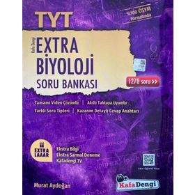 TYT Biyoloji Extra Soru Bankası - Kafadengi Yayınları