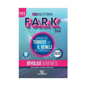 TYT Biyoloji Fark Tekrar Ettiren 25 x 6 Denemesi-Yayın Denizi Yayınları