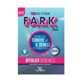 TYT Biyoloji Fark Tekrar Ettiren 25 x 6 Denemesi-Yayın Denizi Yayınları
