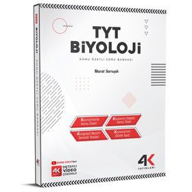 TYT Biyoloji Konu Özetli Soru Bankası 4K Yayınları