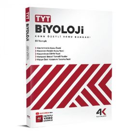 TYT Biyoloji Konu Özetli Soru Bankası 4K Yayınları