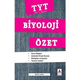 TYT Biyoloji Özet YKS 1. Oturum Delta Kültür