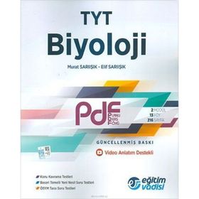TYT Biyoloji Planlı Ders Föyü PDF Eğitim Vadisi Yayınları