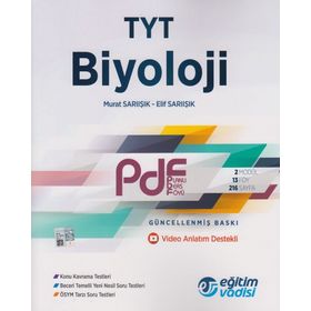 TYT Biyoloji Planlı Ders Föyü PDF Eğitim Vadisi Yayınları