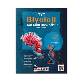TYT Biyoloji Soru Bankası Yüzde 100 Başarı - Kafa Dengi Yayınları
