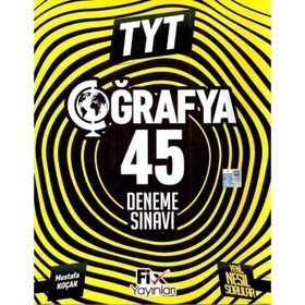TYT Coğrafya 45 Denemeleri Fix Yayınları
