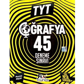 TYT Coğrafya 45 Denemeleri Fix Yayınları