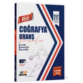 TYT Coğrafya 45 x 5 Denemeleri Hız ve Renk Yayınları