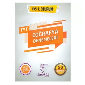 TYT Coğrafya 50'li Deneme Sınavı 1.Oturum-Karekök Yayınları