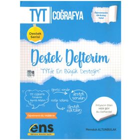 TYT Coğrafya Destek Defterim Ens Yayınları