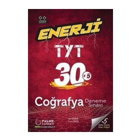 TYT Coğrafya Enerji 30 Deneme Sınavı-Palme Yayınları