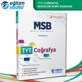 TYT Coğrafya Modüler Soru Bankası Eğitim Vadisi Yayınları