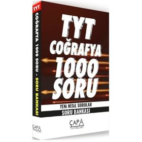 TYT Coğrafya Soru Bankası-Çapa Yayınları