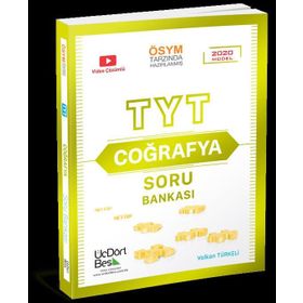 TYT Coğrafya Soru Bankası Üç Dört Beş Yayınları