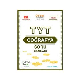 TYT Coğrafya Soru Bankası Üç Dört Beş Yayınları
