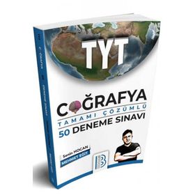 TYT Coğrafya Tamamı Çözümlü 50 Deneme Sınavı Benim Hocam Yayınları