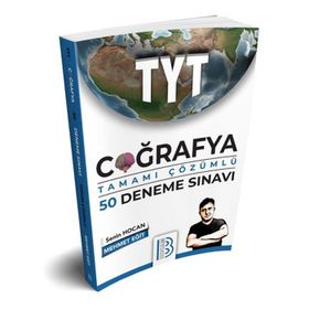 TYT Coğrafya Tamamı Çözümlü 50 Deneme Sınavı Benim Hocam Yayınları