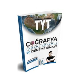 TYT Coğrafya Tamamı Çözümlü 50 Deneme Sınavı Benim Hocam Yayınları