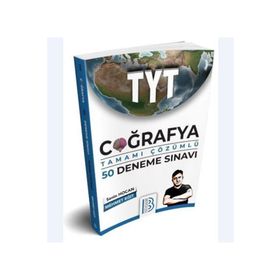 TYT Coğrafya Tamamı Çözümlü 50 Deneme Sınavı Benim Hocam Yayınları